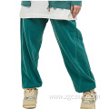 Autumn and winter new splicing washed sports pants